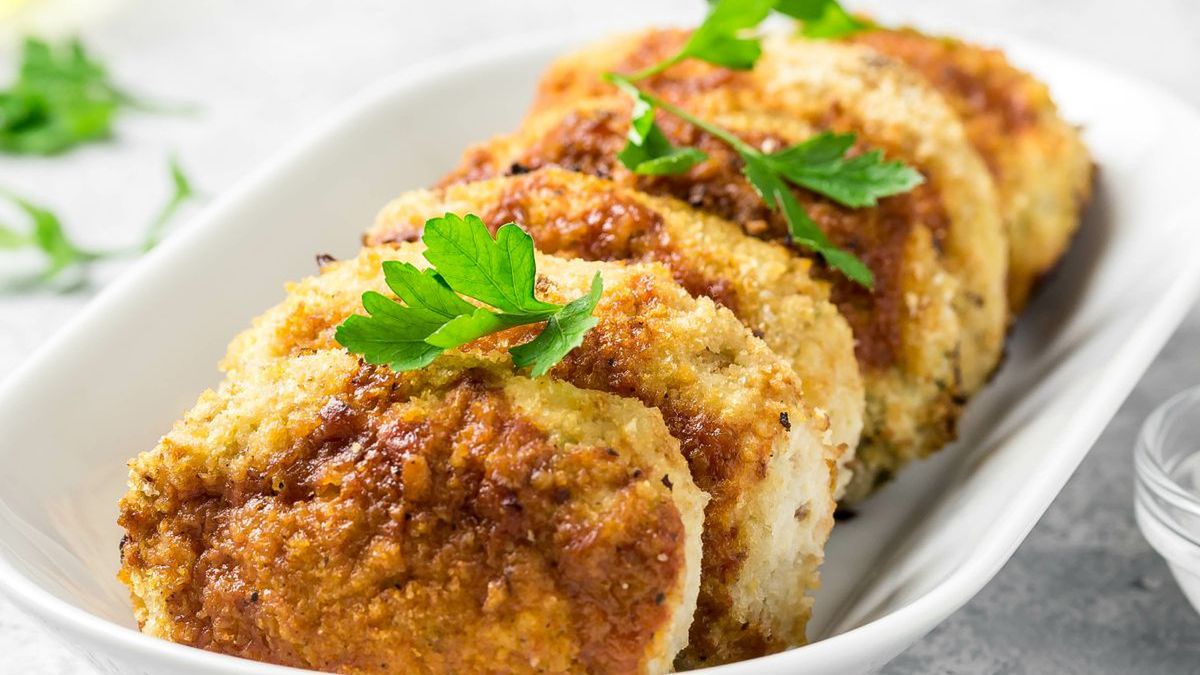 Postne kotlety z jajek i żółtego sera