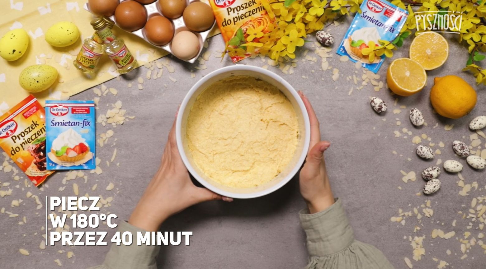 Ciasto gotowe do pieczenia