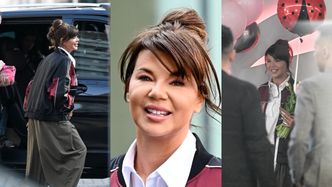 Uchachana Edyta Górniak opuszcza studio z balonową biedronką. Uroczo? (ZDJĘCIA)