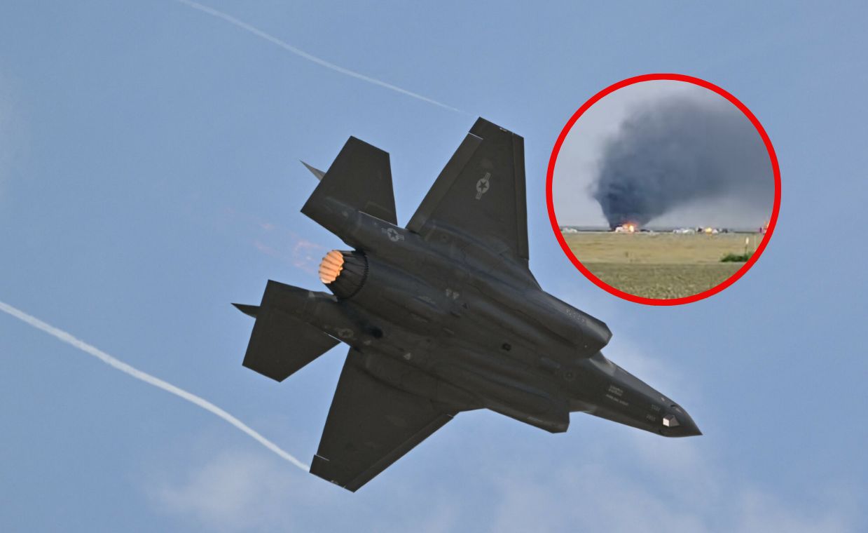 Wypadek w Kalifornii. Rozbił się wojskowy F-35