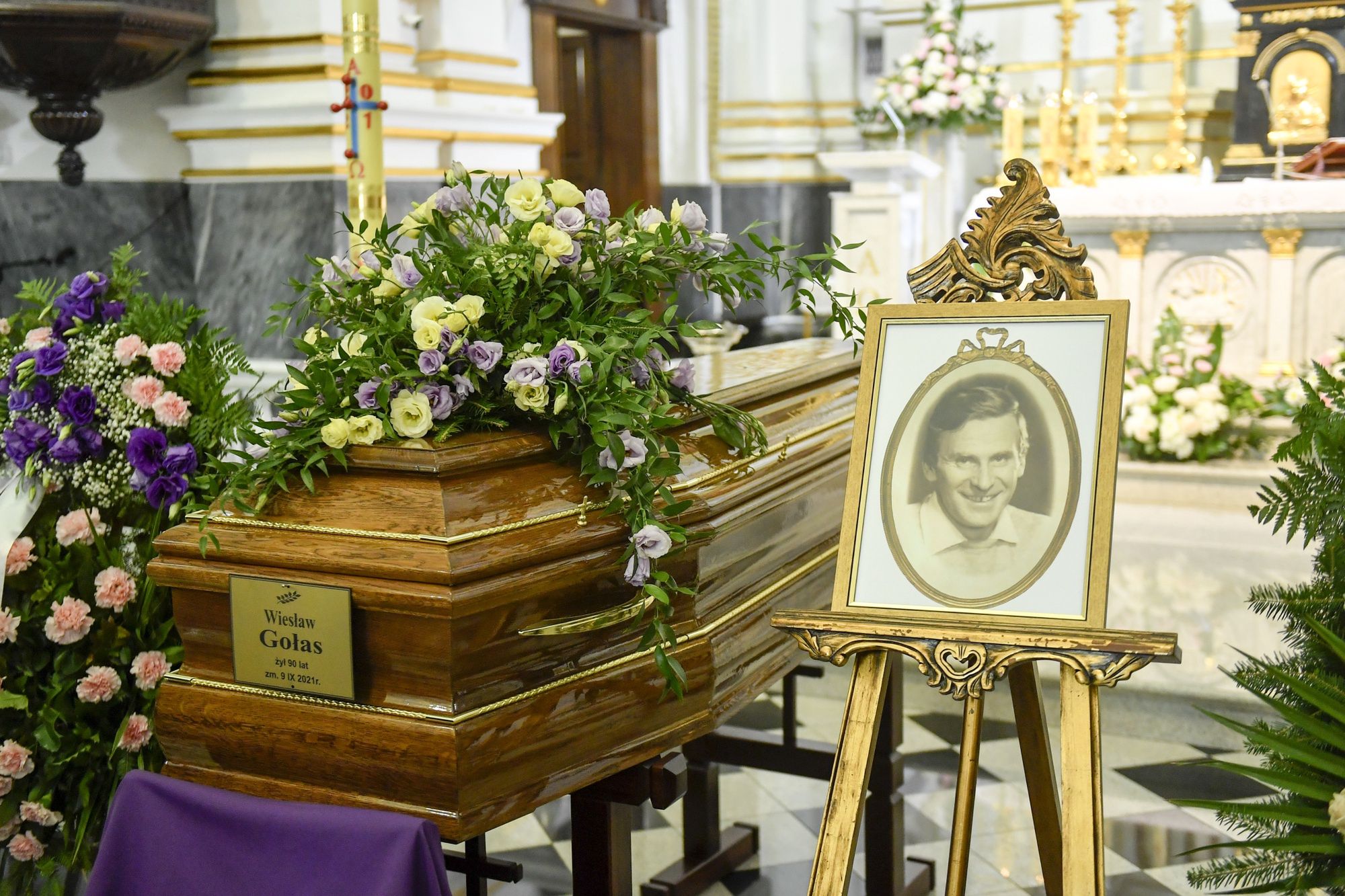 Pogrzeb Wiesława Gołasa