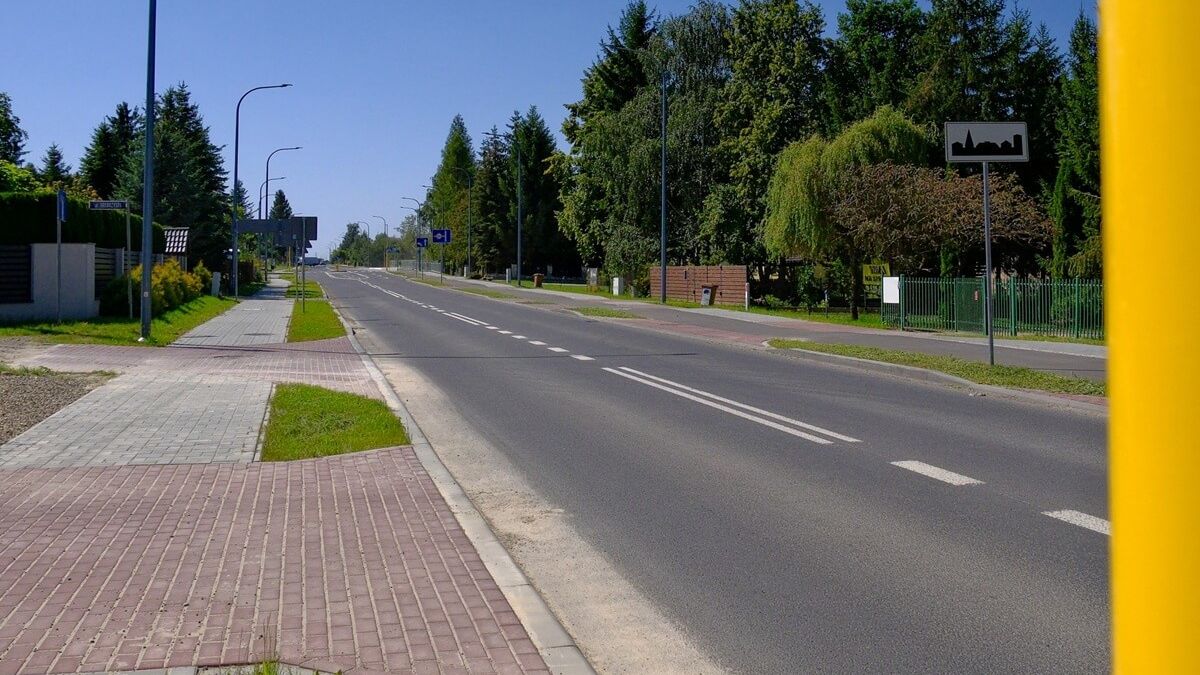 Ulica Zorza po przebudowie