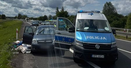 Zielona Góra: Pościg za Oplem na S3. Rozbitych sześć samochodów. Sprawca aresztowany