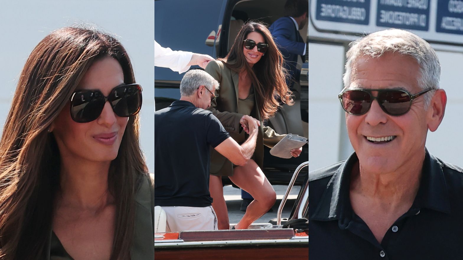 George i Amal Clooneyowie podbijają Wenecję