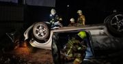 Szpetal Górny: Dachowanie samochodu. Kierowca uciekł z miejsca wypadku