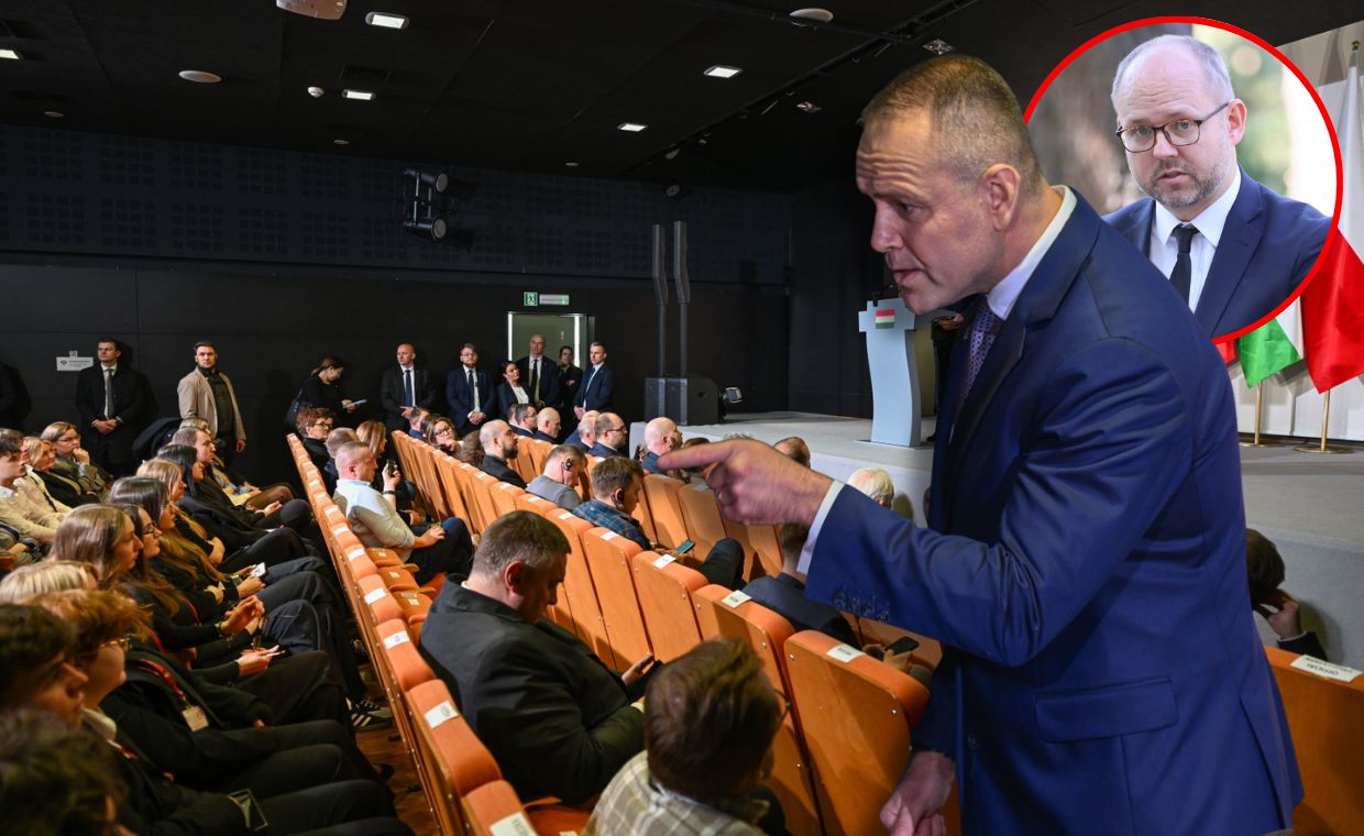 Awantura na konferencji w Przemyślu? Minister prezydenta uderza w TVP