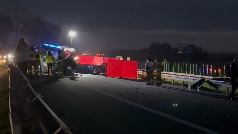 Dramat na drodze 62. Zginął 21-letni kierowca i 16-letnia pasażerka