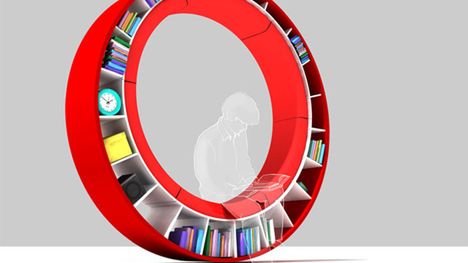 Pokręć szafką by wziąć sobie książkę 1