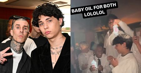 Syn Travisa Barkera poszedł na urodziny stylizowane na imprezy Diddy'ego. Gościom rozdawano... butelki oliwki: "Brak szacunku dla ofiar"