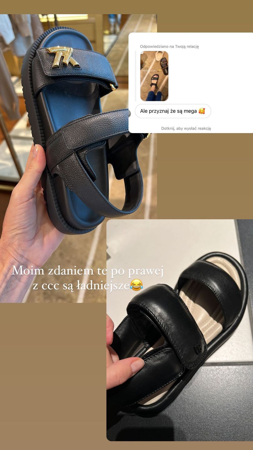 Agnieszka Włodarczyk obszernie zrelacjonowała wizyty w sklepach obuwniczych