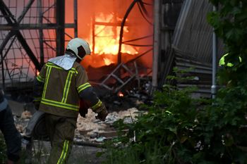 Rosyjski atak na Ukrainę. Magazyn dużej sieci zniszczony