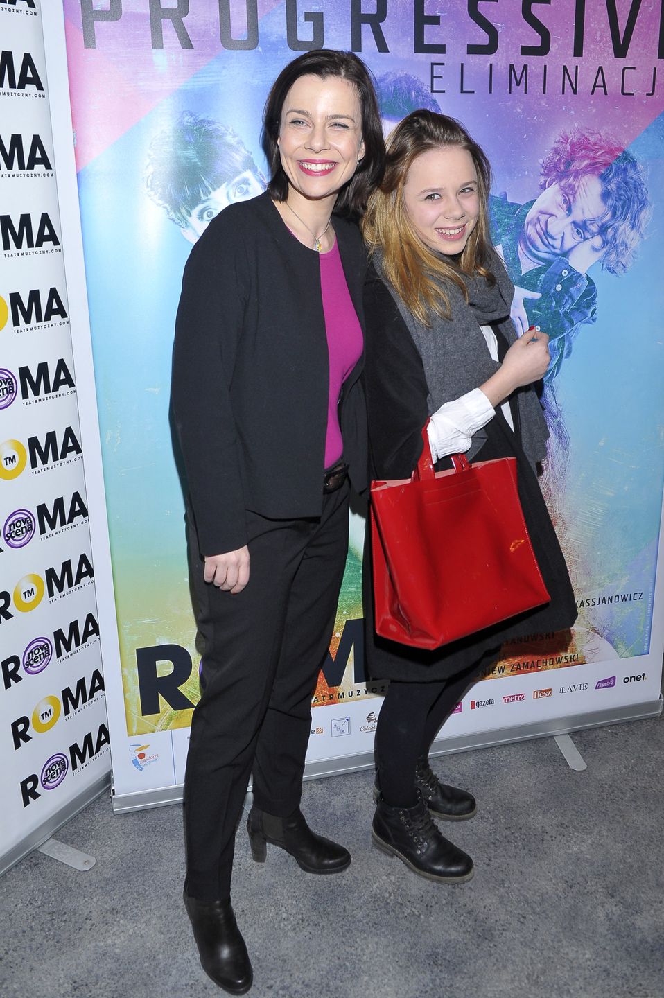 Agata Kulesza z córką Marianną Figurską w 2013 roku