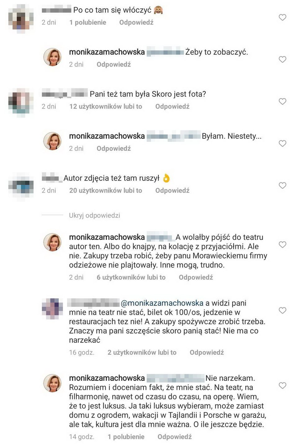 Monika Zamachowska narzeka, że w galeriach są tłumy, sama będąc w galerii