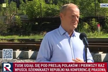 Konferencja Donalda Tuska w TV Republika