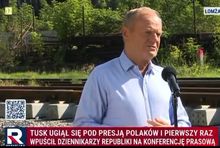 Konferencja Donalda Tuska w TV Republika