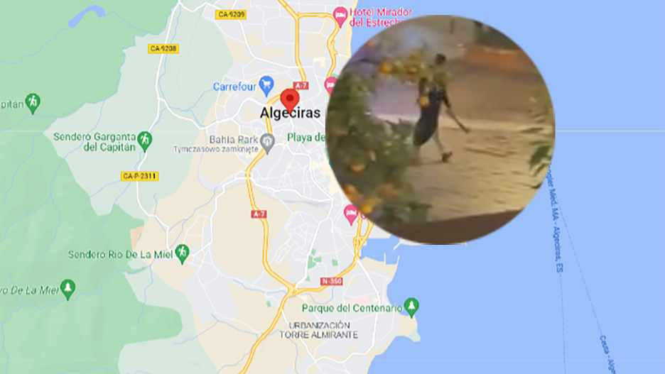 Algeciras, Hiszpania, samuraj