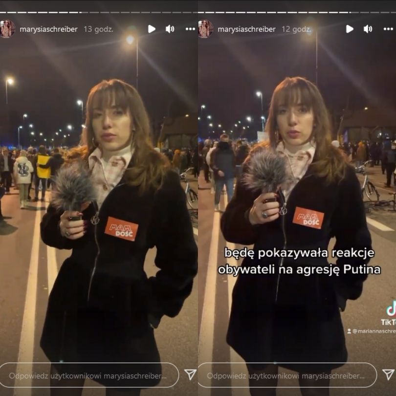 Znani protestują pod ambasadą Rosji w Warszawie