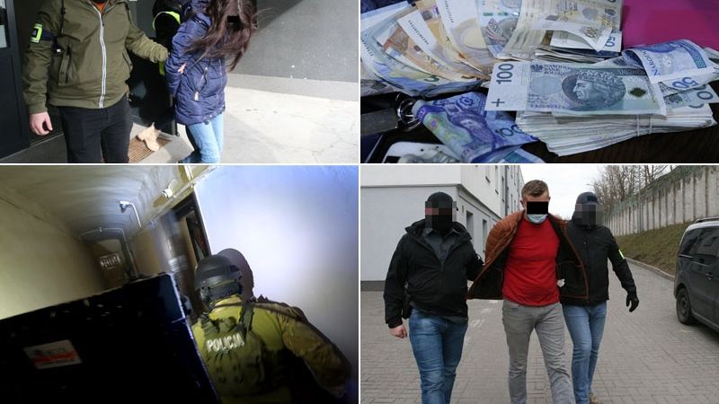 Rozbita grupa przestępcza zajmująca się sutenerstwem | fot. KWP Lublin