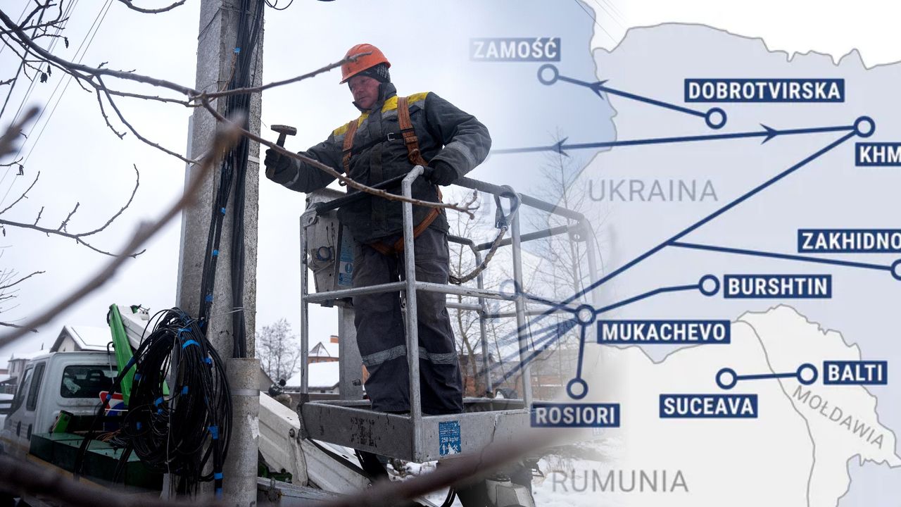 Kaskadowe wyłączenia w ukraińskiej sieci. Awaryjne wyłączenia w Mołdawii i Rumunii