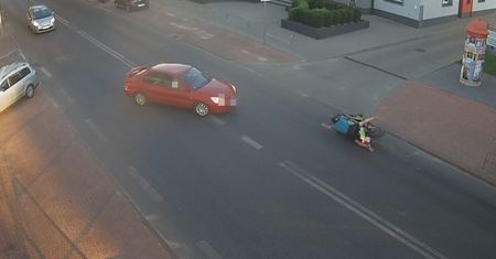 Brawurowa jazda motocyklem. Nagranie lubelskiej policji