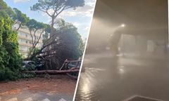 Oberwanie chmury. Gwałtowna burza niszczy wybrzeże we Włoszech