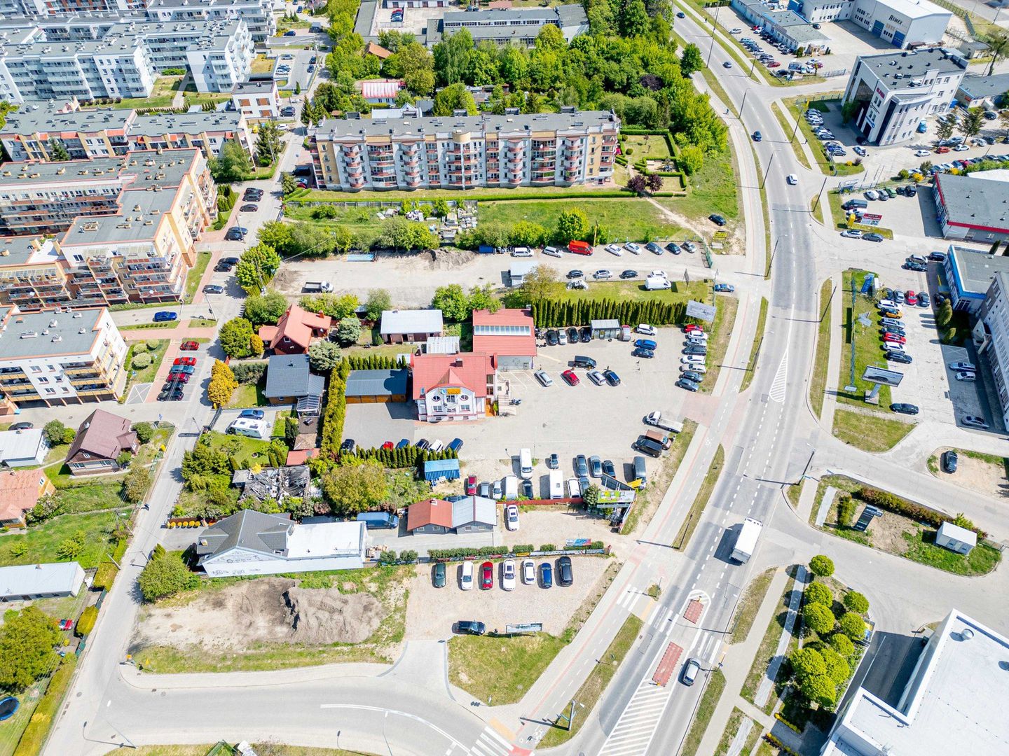 20-05-2025 BIALYSTOK ULICA BITWY BIALOSTOCKIEJ Z LOTU FOT. WOJCIECH WOJTKIELEWICZ KURIER PORANNY/ GAZETA WSPOLCZESNA/ POLSKA PRESS