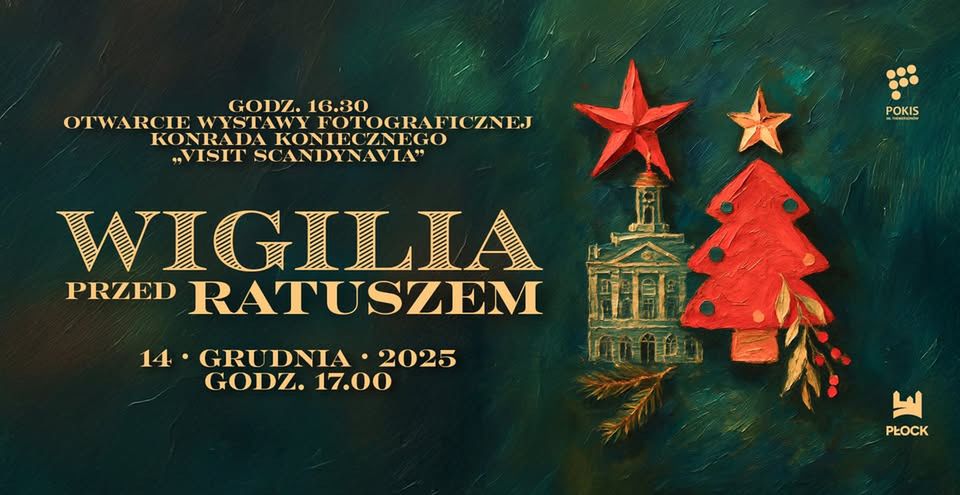 Wigilia przed Ratuszem w Płocku! Świąteczne spotkanie mieszkańców już 14 grudnia
