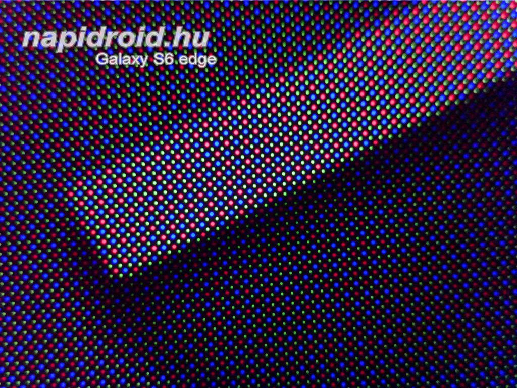Ekran Galaxy S6 edge pod mikroskopem. Tak, ma matrycę PenTile 4
