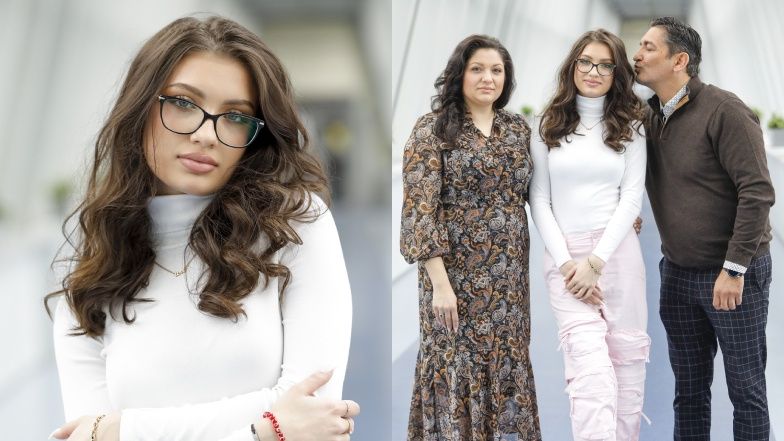 Viki Gabor CAŁA NA BIAŁO pozuje z rodzicami w studiu "Pytania na śniadanie" (ZDJĘCIA)
