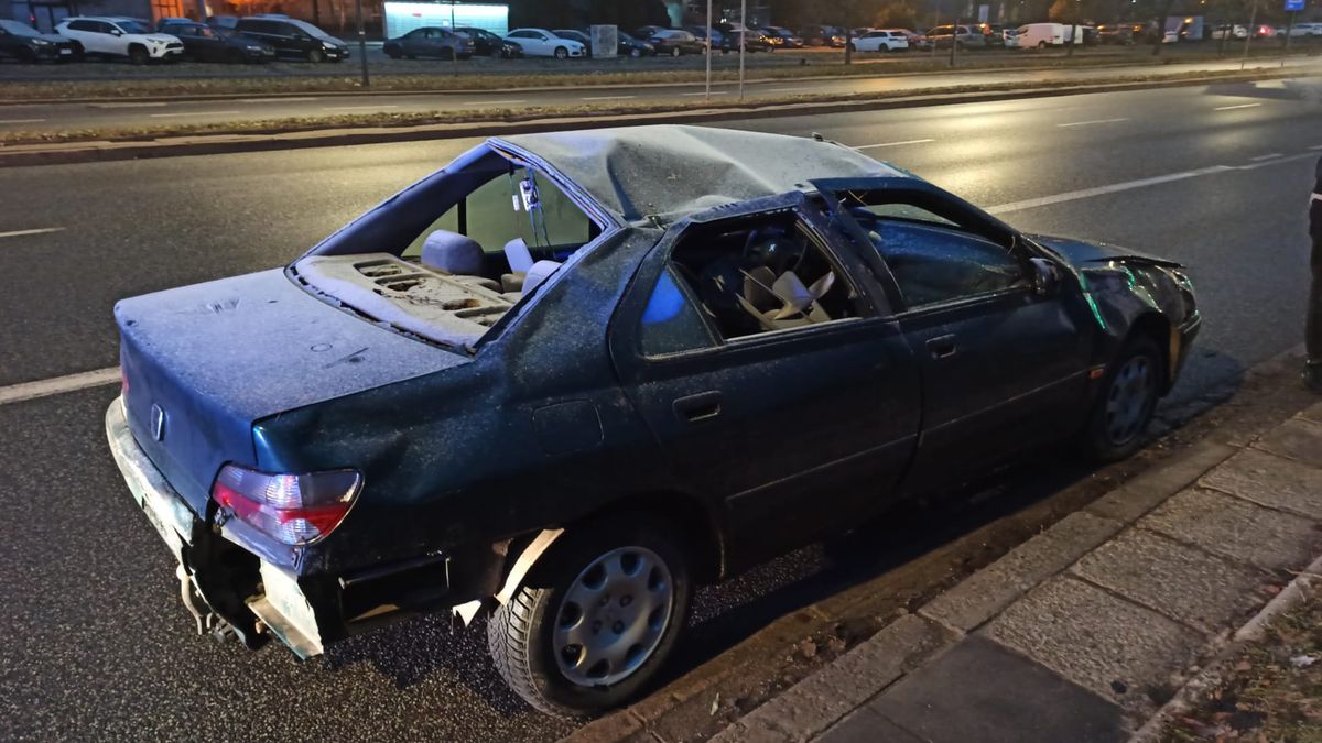 Jechał wrakiem autem do Gruzji
