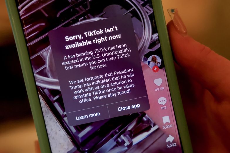 TikTok zablokowany w USA. 170 milionów użytkowników bez dostępu. Surowe kary za omijanie zakazu