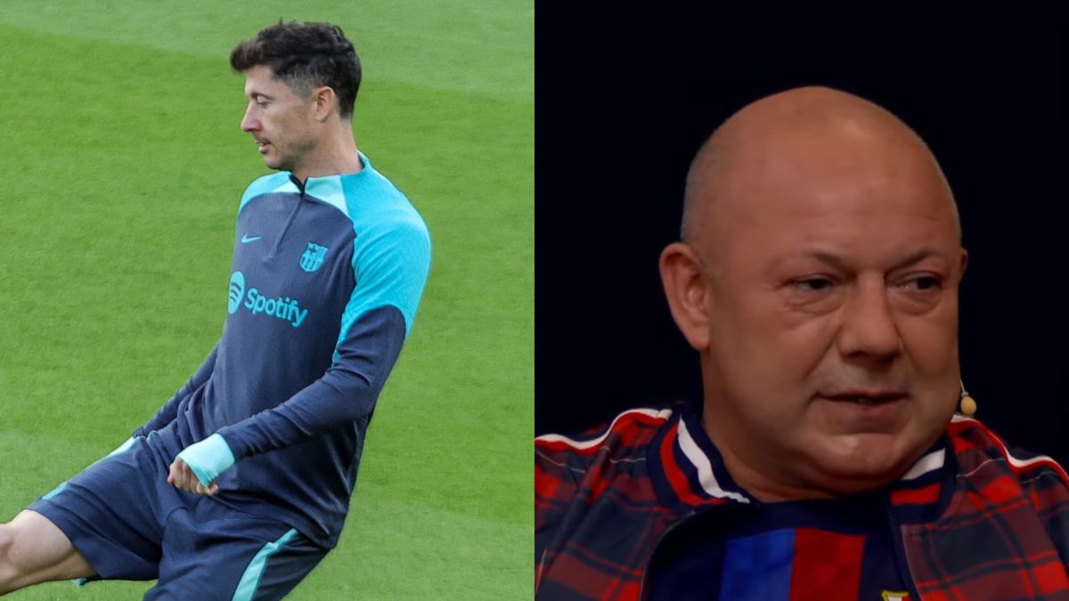 Na zdjęciu: Robert Lewandowski, Wojciech Kowalczyk