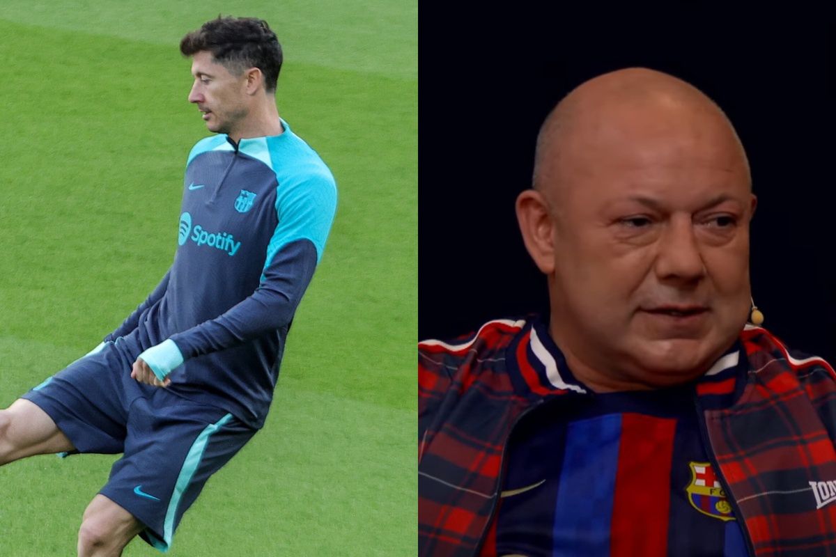 Na zdjęciu: Robert Lewandowski, Wojciech Kowalczyk