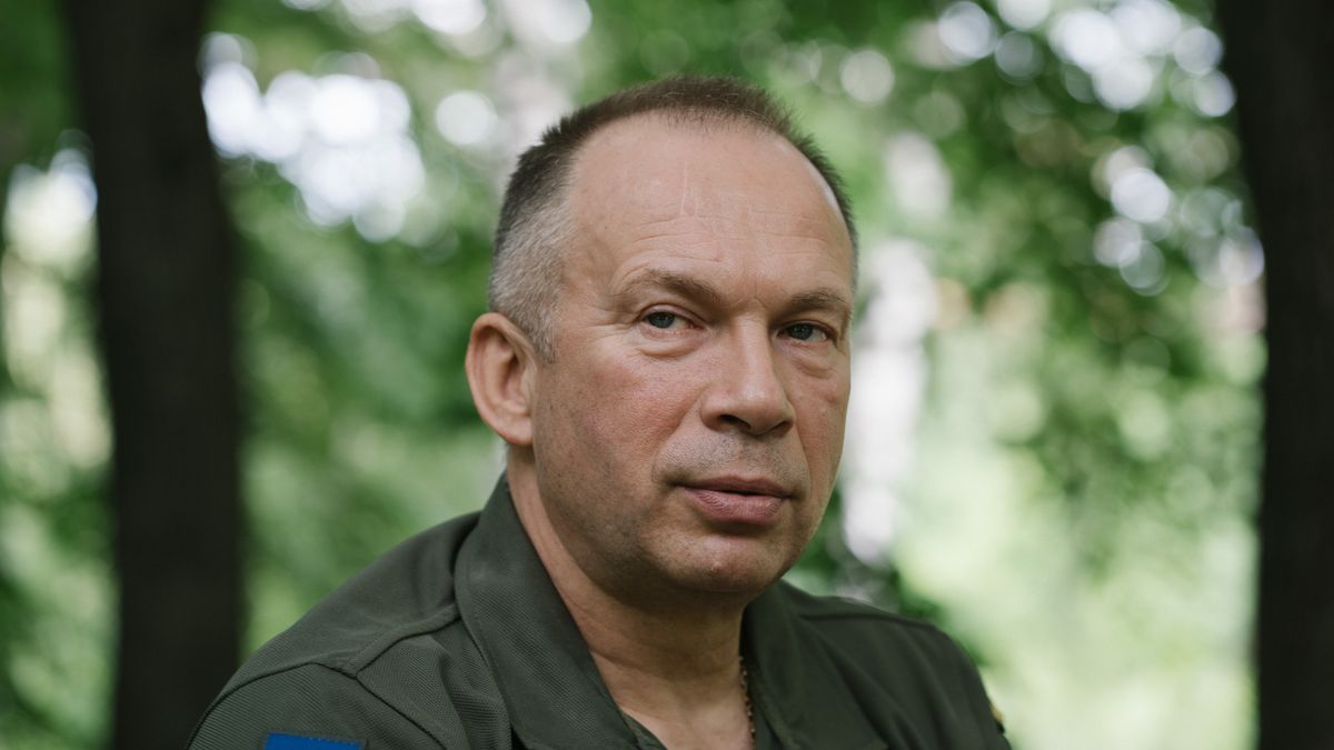 EASTERN UKRAINE, JUNE 30: Ukrainian Col. Gen. Oleksandr Syrsky photographed during an interview with The Washington Post via Getty Images on June 30, 2022 in eastern Ukraine. (Anastasia Vlasova/ For The Washington Post via Getty Images)