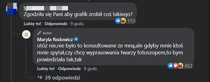 Oto jak Maryla Rodowicz podchodzi do nieprzychylnych komentarzy - z humorem!