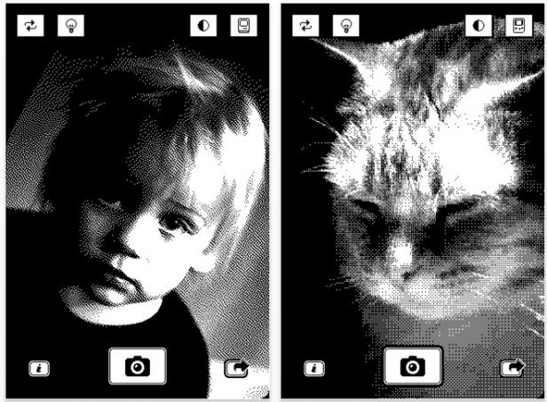 1-bitowe zdjęcia na iOS 1