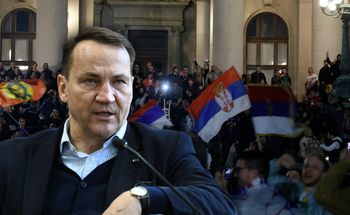 "Smuteczek na patoprawicy". Sikorski kpi po wyborach w Serbii