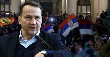 "Smuteczek na patoprawicy". Sikorski kpi po wyborach w Serbii