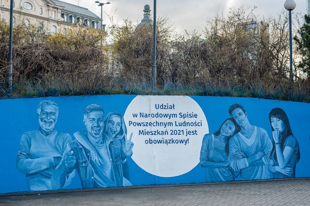 Warszawa. Nowy mural na "patelni"