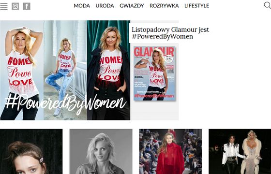 Kinga Nowicka, Aleksandra Jóźwiak, Marta Waglewska i Paweł Rosłaniec w Glamour.pl