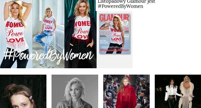 Kinga Nowicka, Aleksandra Jóźwiak, Marta Waglewska i Paweł Rosłaniec w Glamour.pl