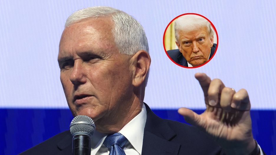 Mike Pence skrytykował Donalda Trumpa