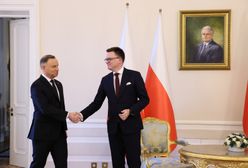 Szymon Hołownia u prezydenta Andrzeja Dudy. Trwa spotkanie