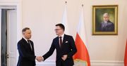 Szymon Hołownia u prezydenta Andrzeja Dudy. Trwa spotkanie