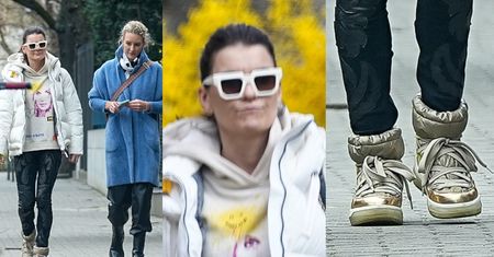 Agnieszka Radwańska i jej kosmiczne buty maszerują do nowego porsche za MILION ZŁOTYCH po spacerze z siostrą Urszulą (ZDJĘCIA)