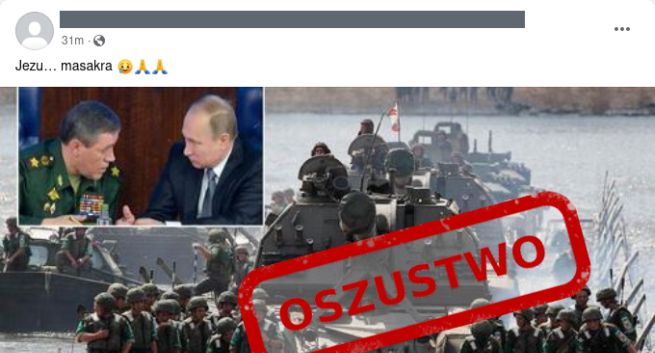 Uwaga na fałszywe wideo dotyczące inwazji na Ukrainę