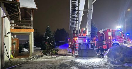 Pożar w domu dziecka w Nowym Dworze Gdańskim. Sąsiedzi ruszyli na pomoc