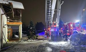 Pożar w domu dziecka w Nowym Dworze Gdańskim. Sąsiedzi ruszyli na pomoc