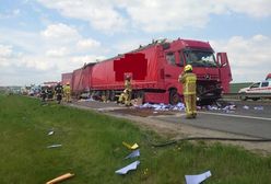 Tragiczny wypadek na A4 w opolskiem. Droga zablokowana po zderzeniu trzech ciężarówek