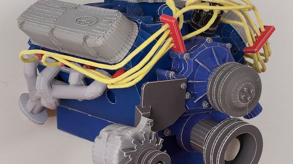 Papierowy model Forda Mustanga w skali... 1:1 [wideo] 1